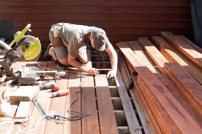 Completed deck replacement project